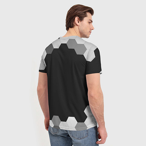 Мужская футболка VOLKSWAGEN RACING Графика / 3D-принт – фото 4
