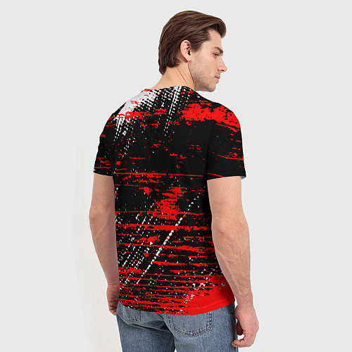 Мужская футболка Louna краски / 3D-принт – фото 4