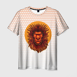 Футболка мужская Солнечный лев, цвет: 3D-принт