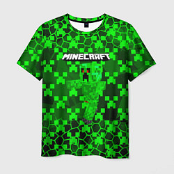 Мужская футболка Minecraft КРИПЕРЫ
