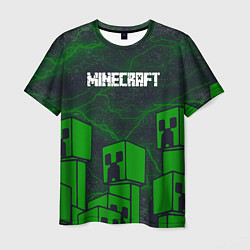 Мужская футболка Minecraft майнкрафт Зомби