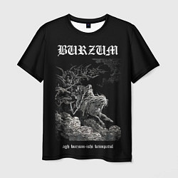 Футболка мужская Burzum ishi krimpatul, цвет: 3D-принт