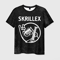 Мужская футболка Skrillex - КОТ - Потертости