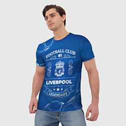 Футболка мужская Liverpool FC 1, цвет: 3D-принт — фото 2