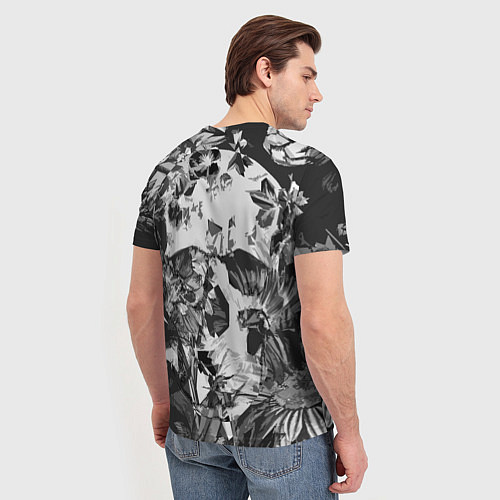 Мужская футболка Смерть в цветах Коллекция Get inspired! F-b-s / 3D-принт – фото 4