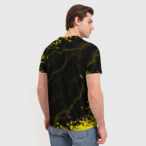 Мужская футболка Nirvana молнии / 3D-принт – фото 4