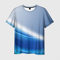 Мужская футболка Цифровая волна