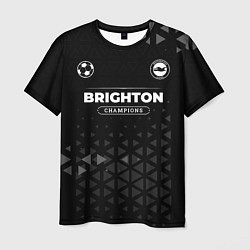 Футболка мужская Brighton Форма Champions, цвет: 3D-принт