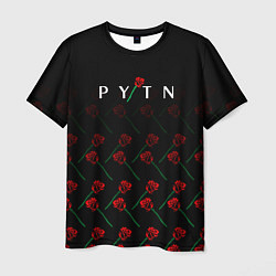 Мужская футболка Payton Moormeie pattern rose