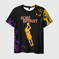 Футболка мужская Kobe Bryant Баскетболист 24, цвет: 3D-принт