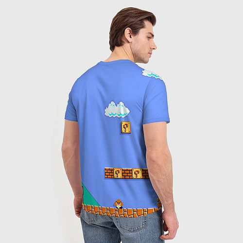 Мужская футболка Марио дизайн / 3D-принт – фото 4