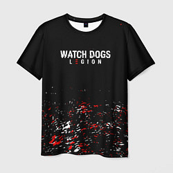 Мужская футболка Watch Dogs 2 Брызги красок