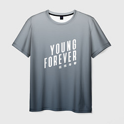 Мужская футболка Навечно молодой Young forever