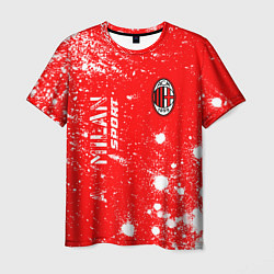 Футболка мужская AC MILAN AC Milan Sport Арт, цвет: 3D-принт