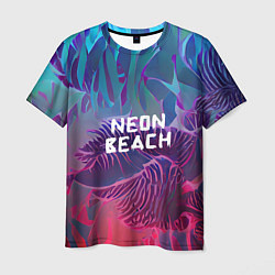 Мужская футболка Neon beach