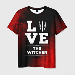 Мужская футболка The Witcher Love Классика