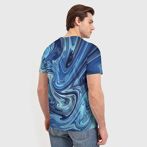 Мужская футболка Абстрактный авангардный паттерн Abstract avant-gar / 3D-принт – фото 4