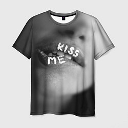 Мужская футболка Kiss- me