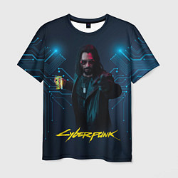 Мужская футболка Johnny Cyberpunk2077