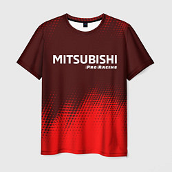 Футболка мужская MITSUBISHI Pro Racing Абстракция, цвет: 3D-принт
