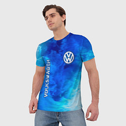 Футболка мужская VOLKSWAGEN Volkswagen Пламя, цвет: 3D-принт — фото 2