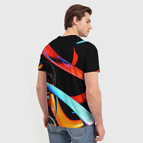 Мужская футболка Авангардная объёмная композиция Avant-garde three / 3D-принт – фото 4