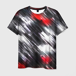 Мужская футболка NEON abstract pattern неоновая абстракция