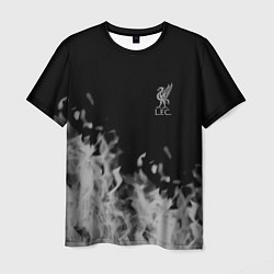 Мужская футболка Liverpool Серое пламя