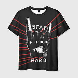 Мужская футболка Stay hard