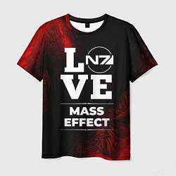 Мужская футболка Mass Effect Love Классика