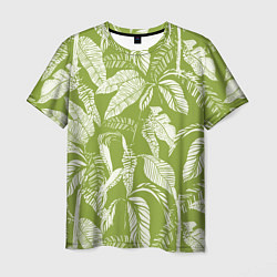 Мужская футболка Зелёные Тропики Лета