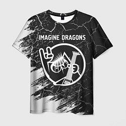 Мужская футболка Imagine Dragons - КОТ - Краски