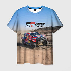 Футболка мужская Toyota Gazoo Racing Rally Desert Competition Ралли, цвет: 3D-принт