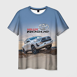 Футболка мужская Toyota Hilux Rogue Off-road vehicle Тойота - прохо, цвет: 3D-принт