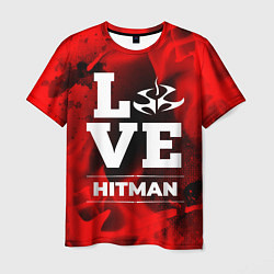 Мужская футболка Hitman Love Классика