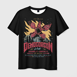 Мужская футболка Stranger Things Demogorgon