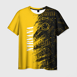 Мужская футболка Nirvana Паттерн