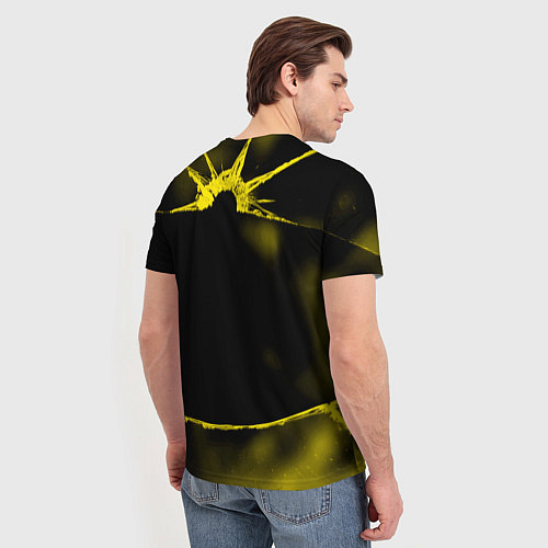 Мужская футболка Нирвана nirvana разбитое стекло / 3D-принт – фото 4