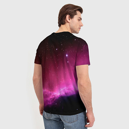 Мужская футболка Night Nebula / 3D-принт – фото 4