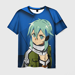Мужская футболка Синон из Sword Art Online