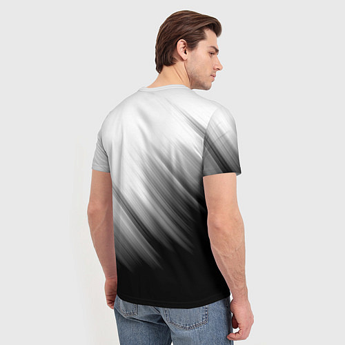 Мужская футболка Papa roach Streak logo / 3D-принт – фото 4
