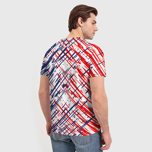 Мужская футболка Атлетико мадрид краска / 3D-принт – фото 4