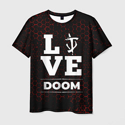 Мужская футболка Doom Love Классика