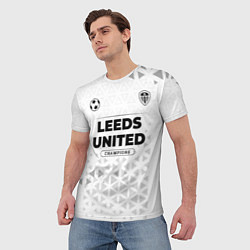 Футболка мужская Leeds United Champions Униформа, цвет: 3D-принт — фото 2