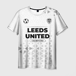 Мужская футболка Leeds United Champions Униформа