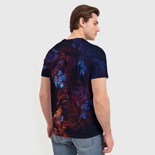 Мужская футболка Синие и Красные Коралловые Рифы / 3D-принт – фото 4