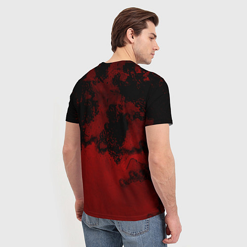 Мужская футболка World Painted Blood - Slayer / 3D-принт – фото 4
