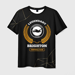 Мужская футболка Лого Brighton и надпись Legendary Football Club на