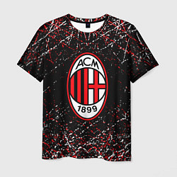 Мужская футболка Ac milan фк милан