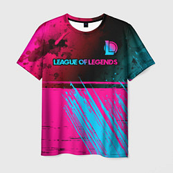 Мужская футболка League of Legends Neon Gradient